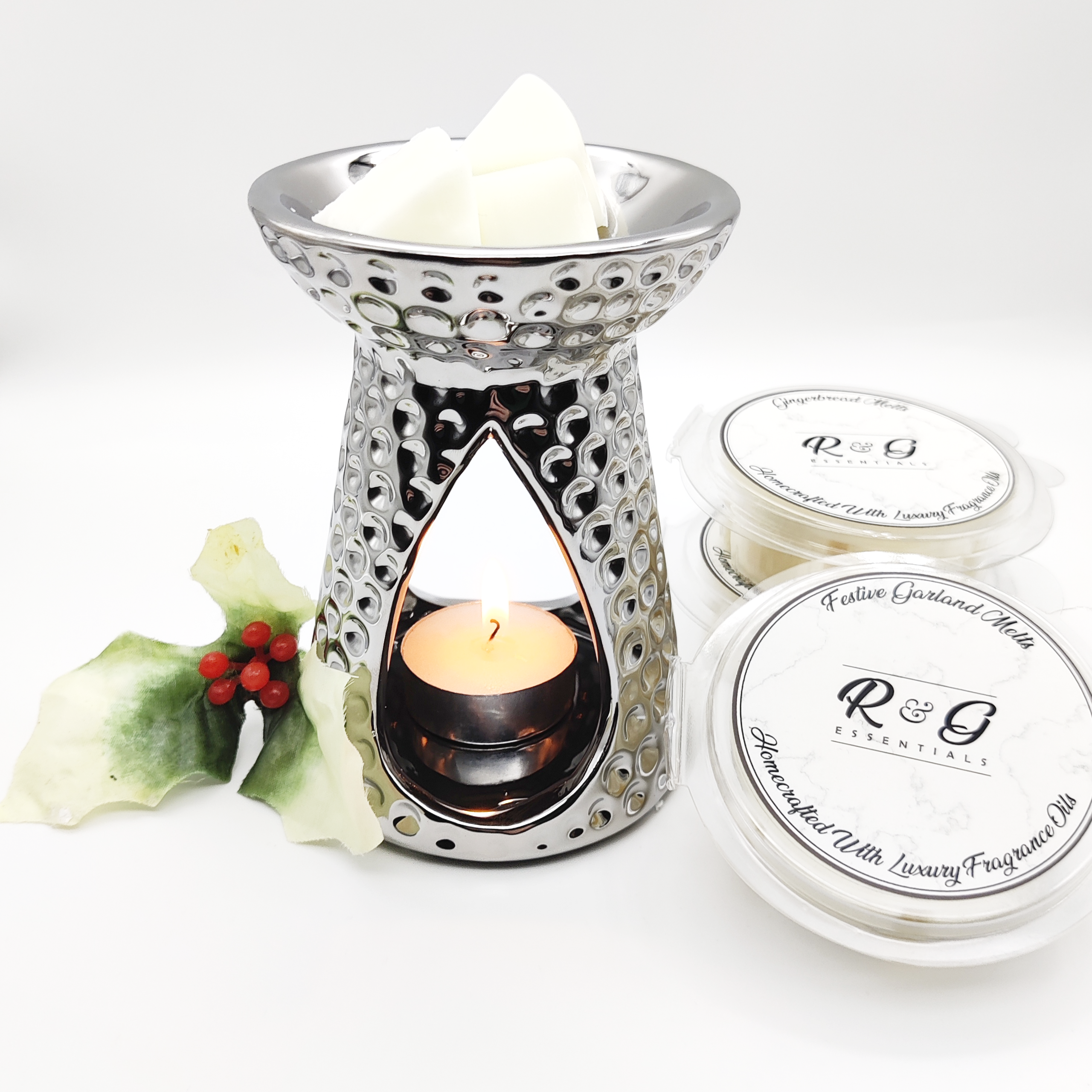 Silver Wax Melter Giftset